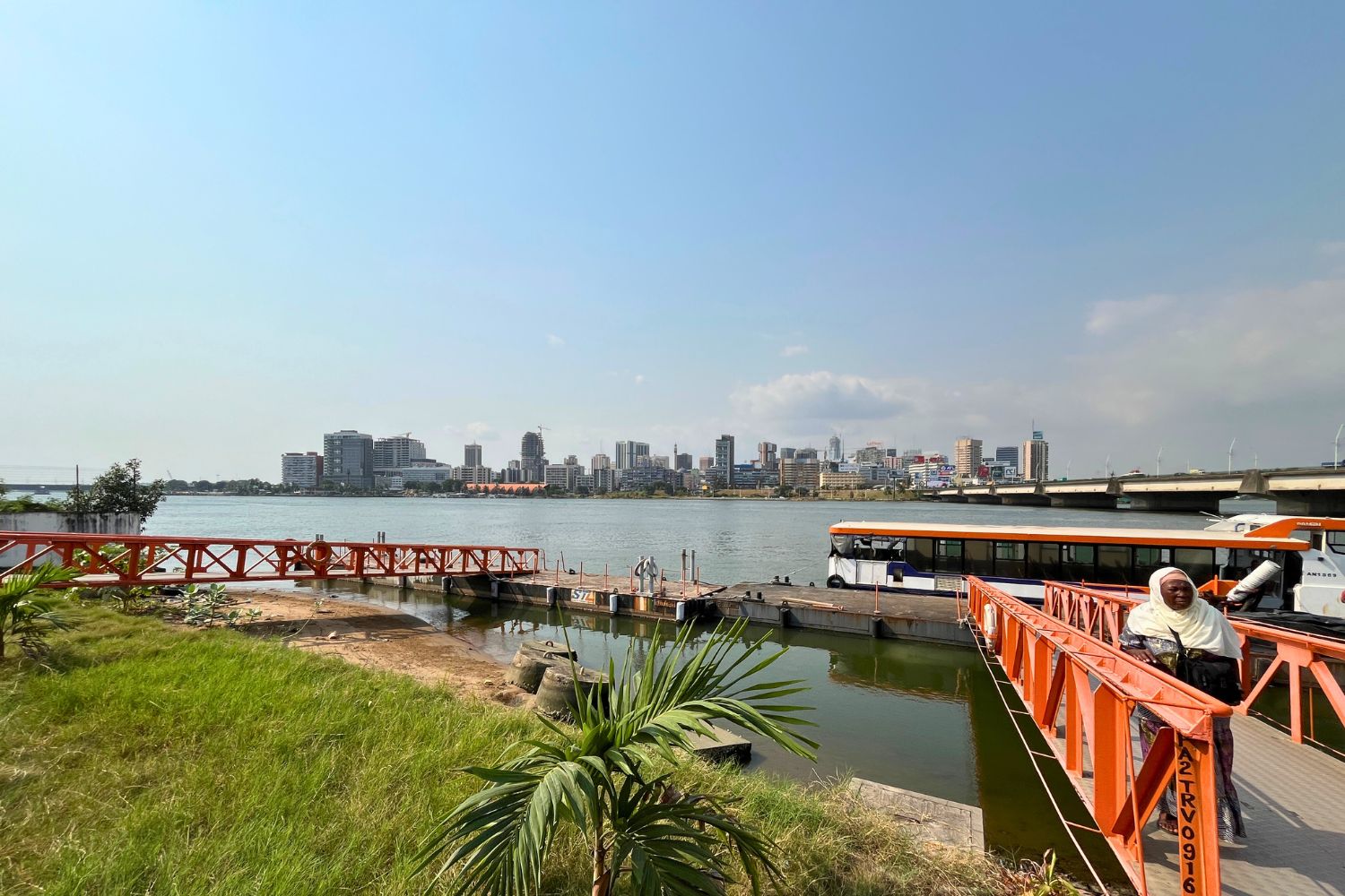 Abidjan's downtown Plateau neighborhood